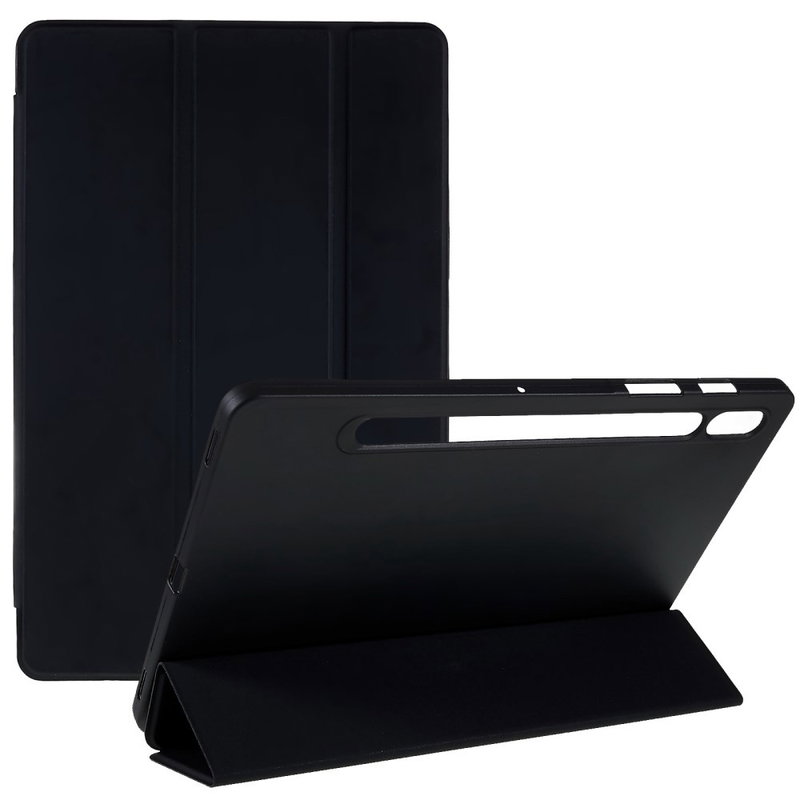 Tri-Fold Flip Cover til Samsung Galaxy Tab S8-Sort