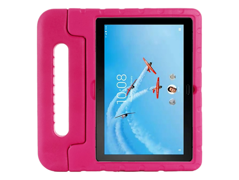 Børne Cover m. Kickstand til Lenovo Tab M10 HD (TB-X505 / X605)-Pink - ( 1.gen - TBX505/X605)
