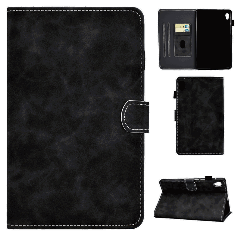 Graviera Flip Cover til Lenovo Tab M10 HD 2. Gen (TB-X306)-Sort