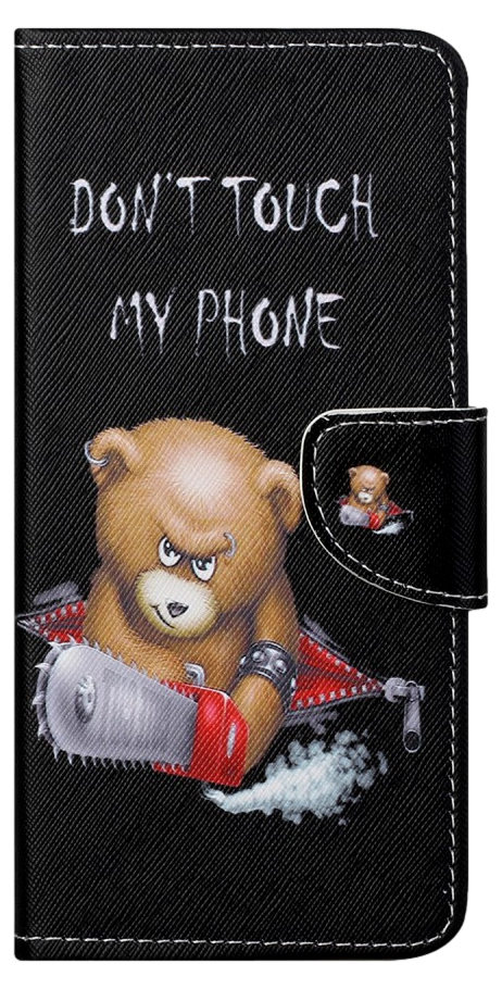 Angry Bear Flip Cover til Motorola Edge 20