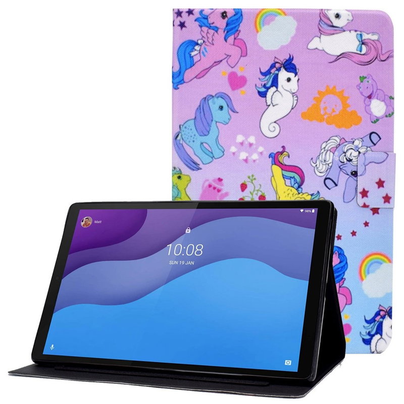 Regnbue Pony Flip Cover til Lenovo Tab M10 Gen 3