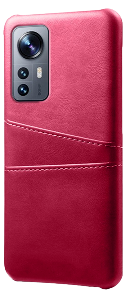 Guni Læder Cover til Xiaomi 12-Rød
