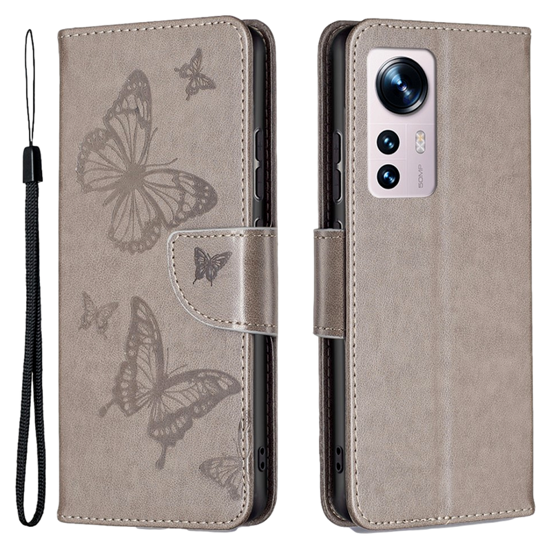 Papillo Læder Flip Cover til Xiaomi 12