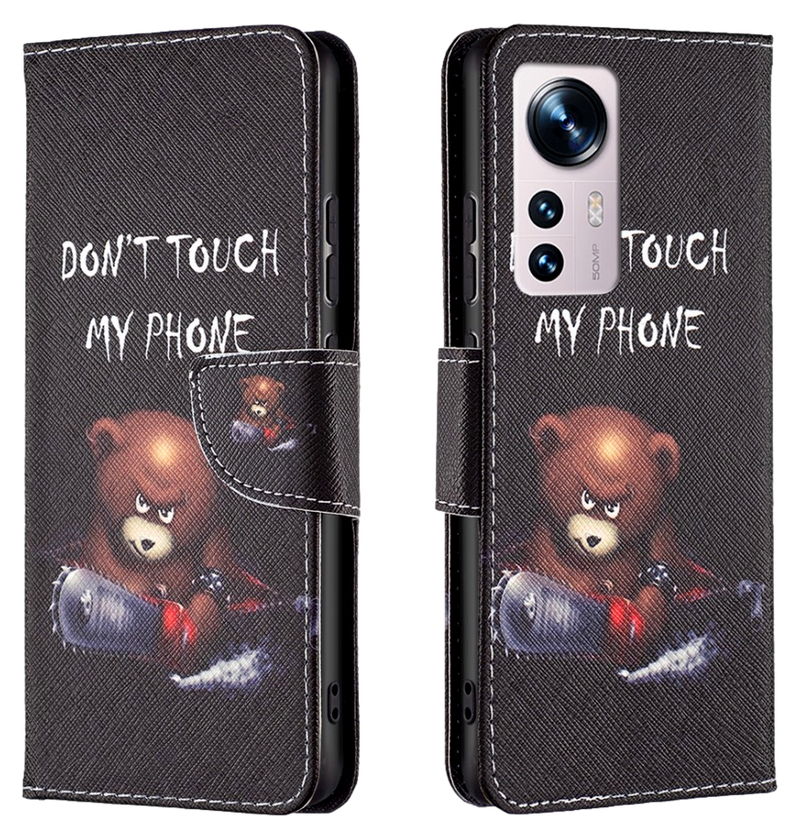 Dont Touch My Phone Flip Cover til Xiaomi 12 Pro