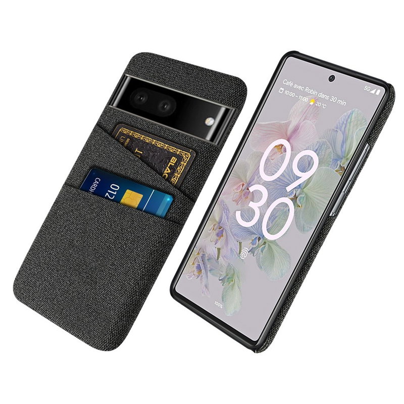 Cloth Cover med Kortholder til Google Pixel 6a