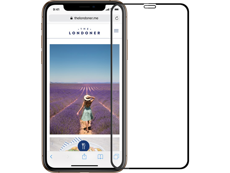 iPhone 11 3D Skærmbeskyttelse / Hærdet Beskyttelsesglas med Kant