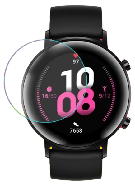Beskyttelsesfilm til Huawei Watch GT 2 42 mm
