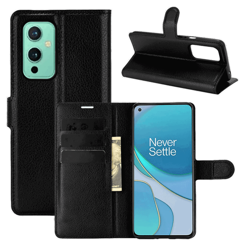 Graviera Flip Cover til OnePlus 9-Sort