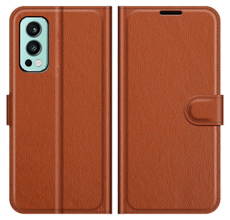 Graviera Flip Cover til OnePlus Nord 2 5G-Brun