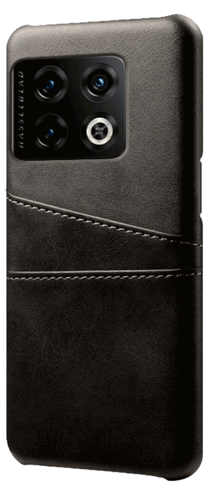 Guni Læder Cover til OnePlus 10 Pro-Sort