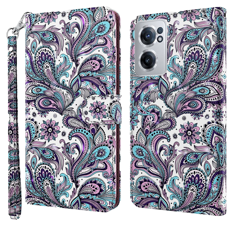 Paisley Flip Cover til OnePlus Nord CE 2 5G