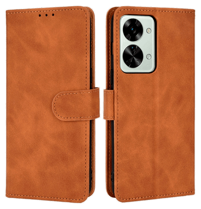 Graviera Flip Cover til OnePlus Nord 2T 5G-Brun