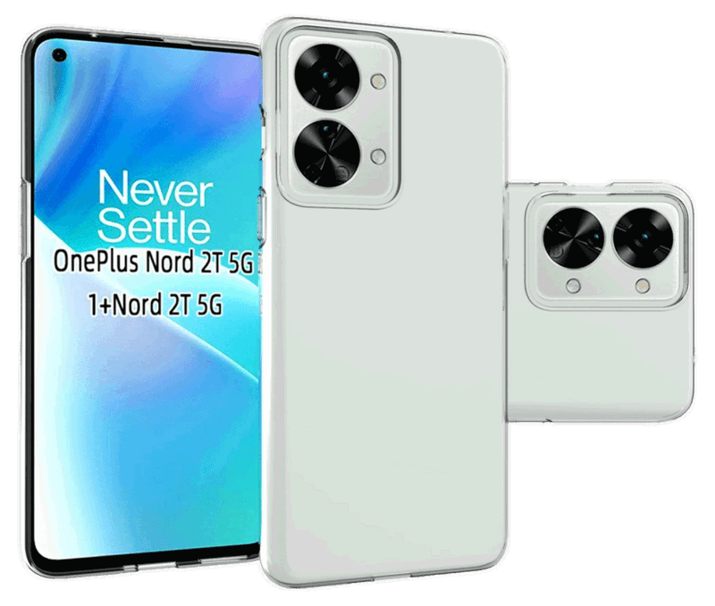 Gennemsigtig Silikone Cover til OnePlus Nord 2T 5G
