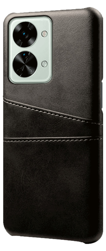 Guni Læder Cover til OnePlus Nord 2T 5G-Sort