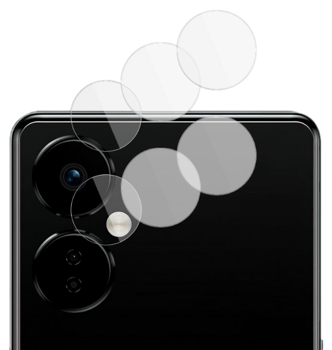 3 stk. Kamera Skærmbeskyttelse / Beskyttelsesglas til OnePlus Nord CE 3 Lite 5G