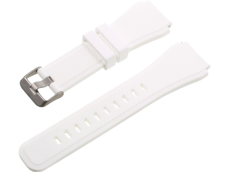 Silikone Rem til Samsung Gear S3 / Galaxy Watch 46 mm - Hvid