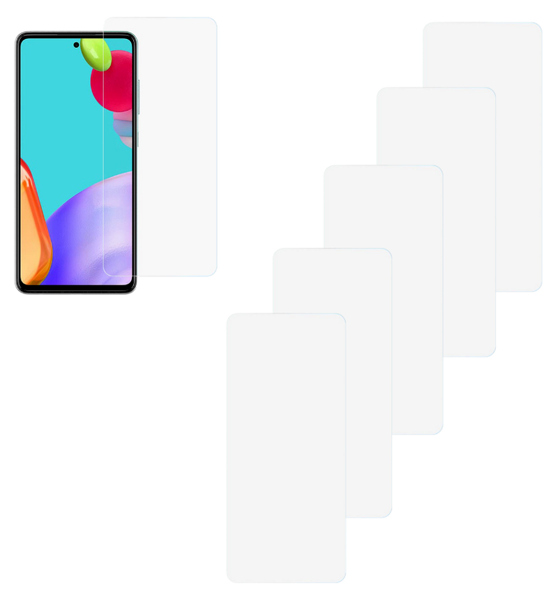 5 stk. Skærmbeskyttelse / Hærdet Beskyttelsesglas til Samsung Galaxy A52 & A52S 4G/5G