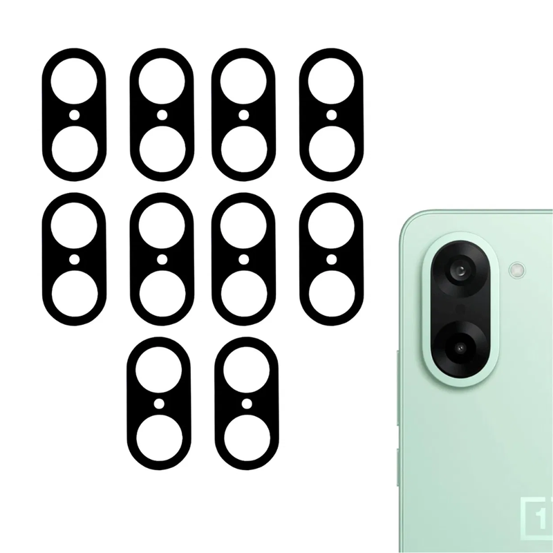 10 stk. Kamera Glas m. Kant til OnePlus Nord CE5 5G 