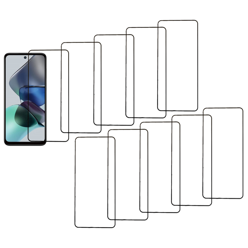 10 Stk Motorola Moto G13 / G23 / G53 3D Glas / Beskyttelsesglas / Skærmbeskyttelse