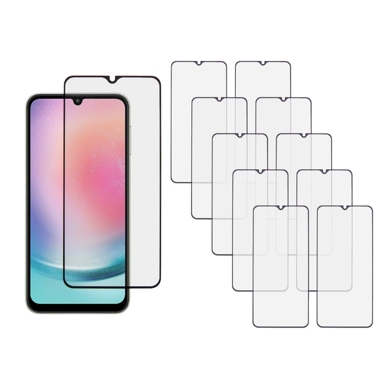 10 stk Skærmbeskyttelse med Kant til Samsung Galaxy A25 5G