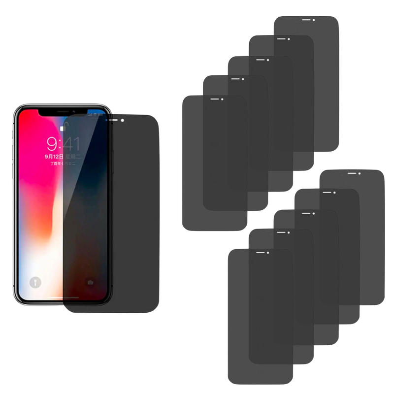 10 Stk. Skærmbeskyttelse / Privacy Glas til iPhone 11 / XR