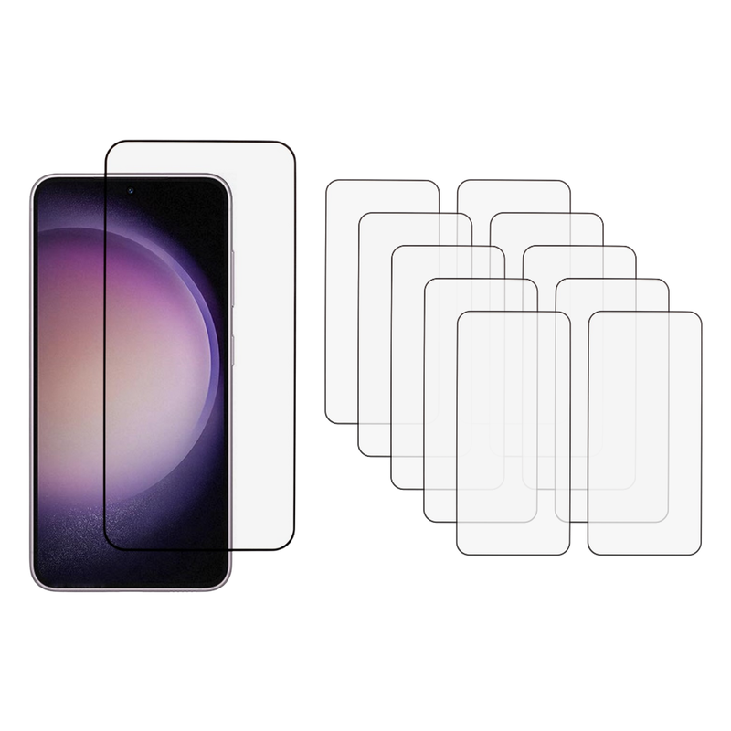 10 stk Beskyttelsesglas / 3D Skærmbeskyttelse med Kant til Samsung Galaxy S24 Plus