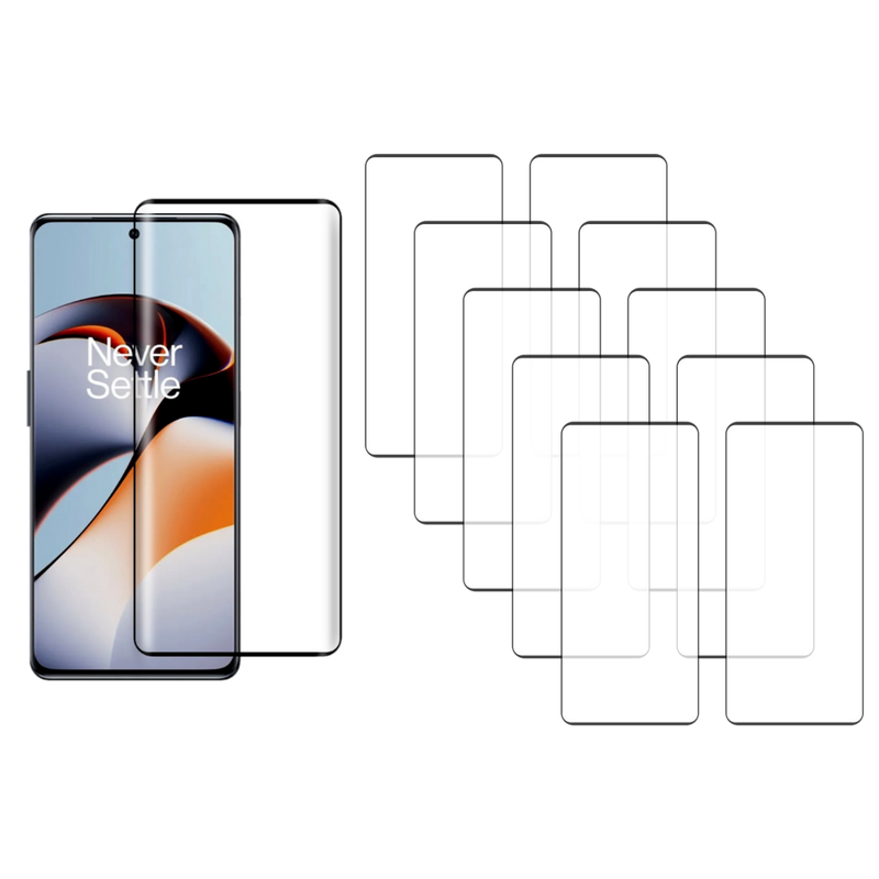 10 stk Buet Beskyttelsesglas med Kant / Skærmbeskyttelse til OnePlus 12R 5G