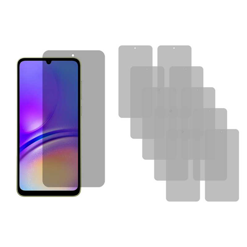 10 stk Tonet Privacy Skærmbeskyttelse til Samsung Galaxy A05S