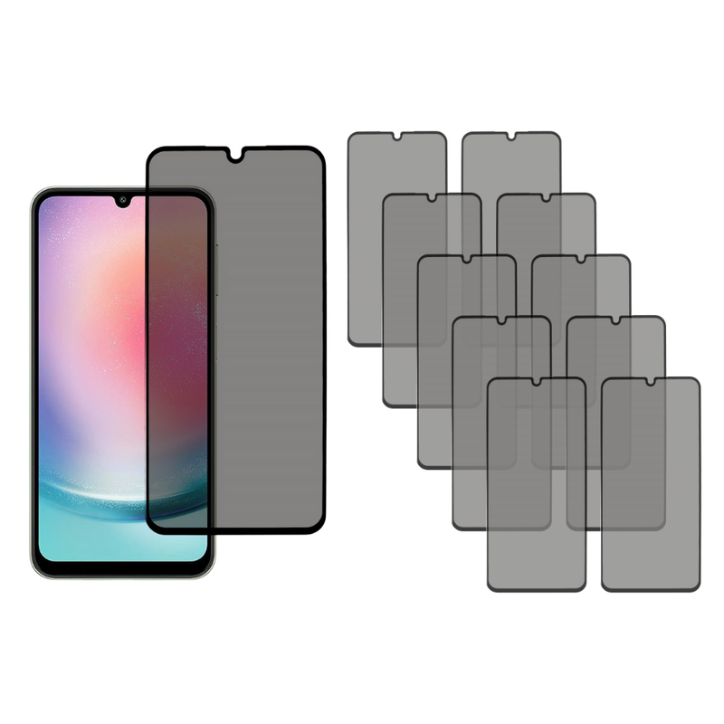10 stk Skærmbeskyttelse med Tonet Privacy Filter til Samsung Galaxy A25 5G