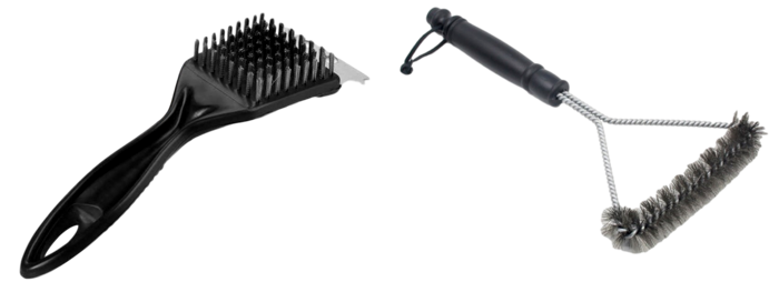Pakke m. 2-i-1 Grillbørste & Grillbørste i Stål