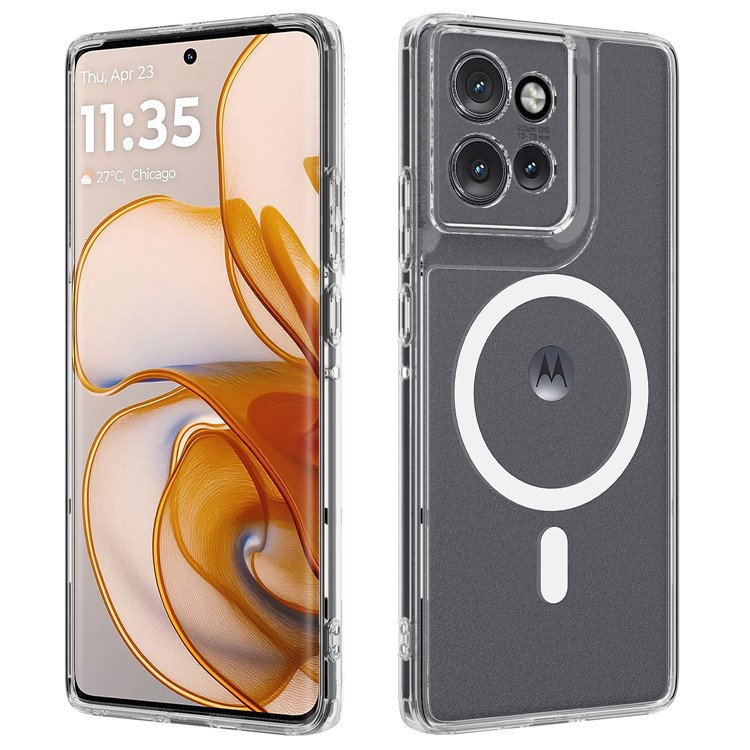 Motorola Edge 50 Neo 5G Magsafe Cover - Gennemsigtigt