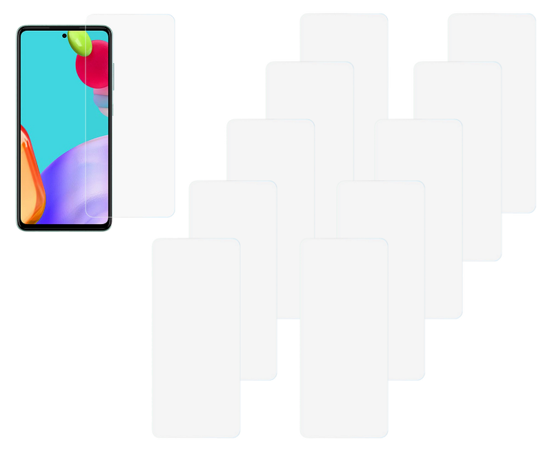 10 stk. Skærmbeskyttelse / Hærdet Beskyttelsesglas til Samsung Galaxy A52 & A52S 4G/5G