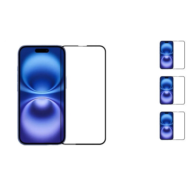 3 stk. iPhone 17 Beskyttelsesglas / 3D Skærmbeskyttelse