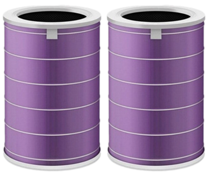 2 Stk Filter til Xiaomi Mi Air Purifier Lilla