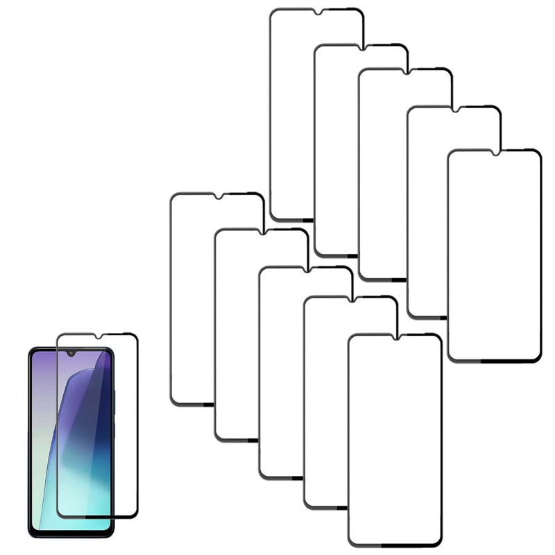 10 stk Beskyttelsesglas / Skærmbeskyttelse / 3D Glas til Xiaomi Redmi 14C