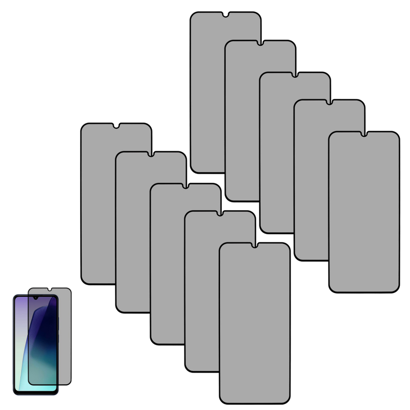 10 stk Privacy Glas / Skærmbeskyttelse til Xiaomi Redmi 14C
