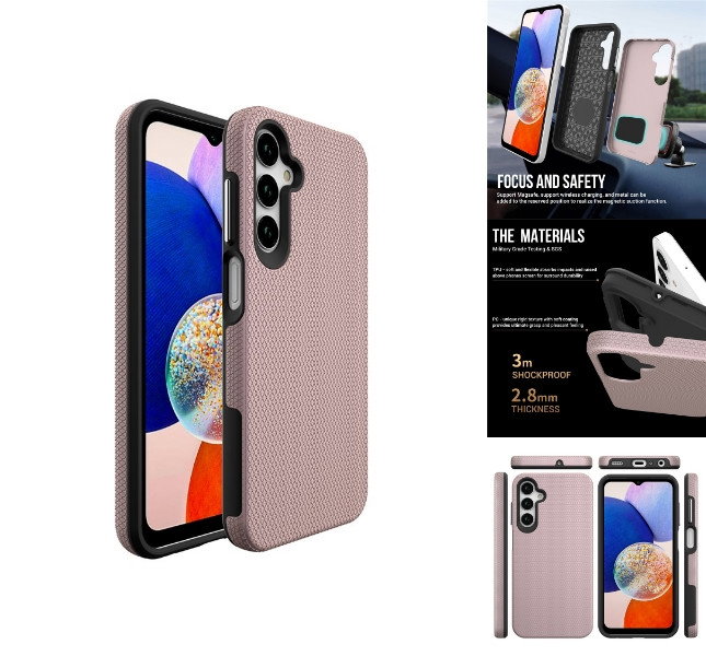 Samsung Galaxy A25 5G mobilcover i Rose Gold forfra