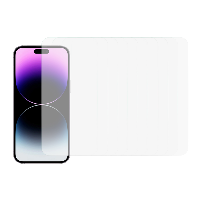 10 stk. Skærmbeskyttelse / Hærdet Beskyttelsesglas til iPhone 14 Pro