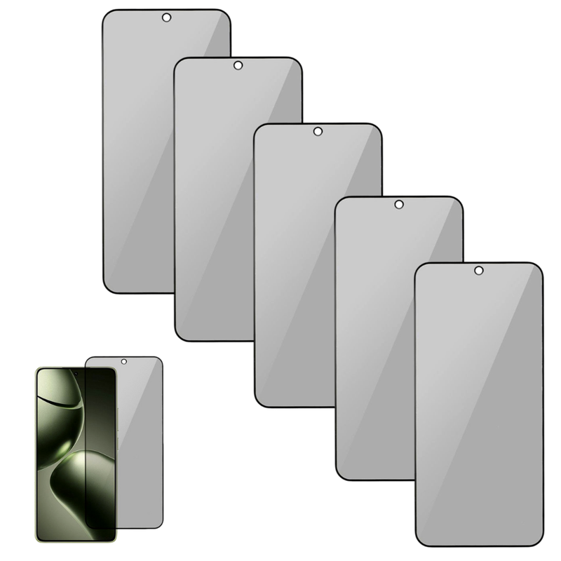 5 stk Xiaomi 14T / 14T Pro Skærmbeskyttelse / Privacy Glas