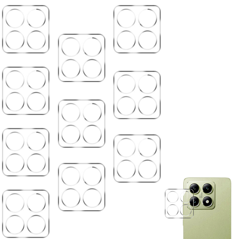 10 Stk Xiaomi 14T Pro Kamera Beskyttelsesglas