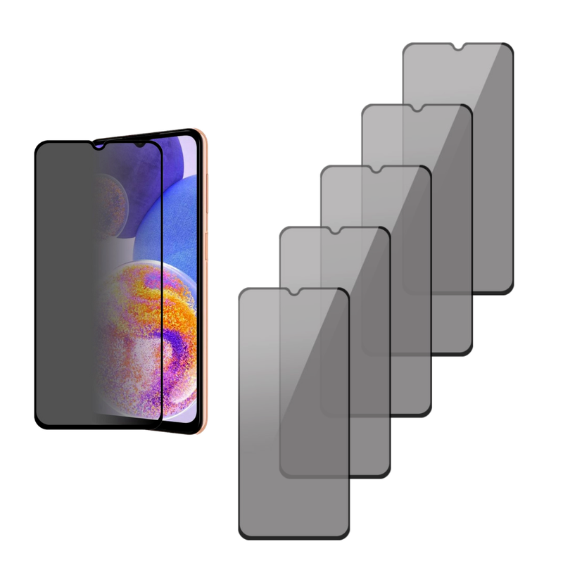 5 stk Beskyttelsesglas / Skærmbeskyttelse / Privacy Glas til Samsung Galaxy A23
