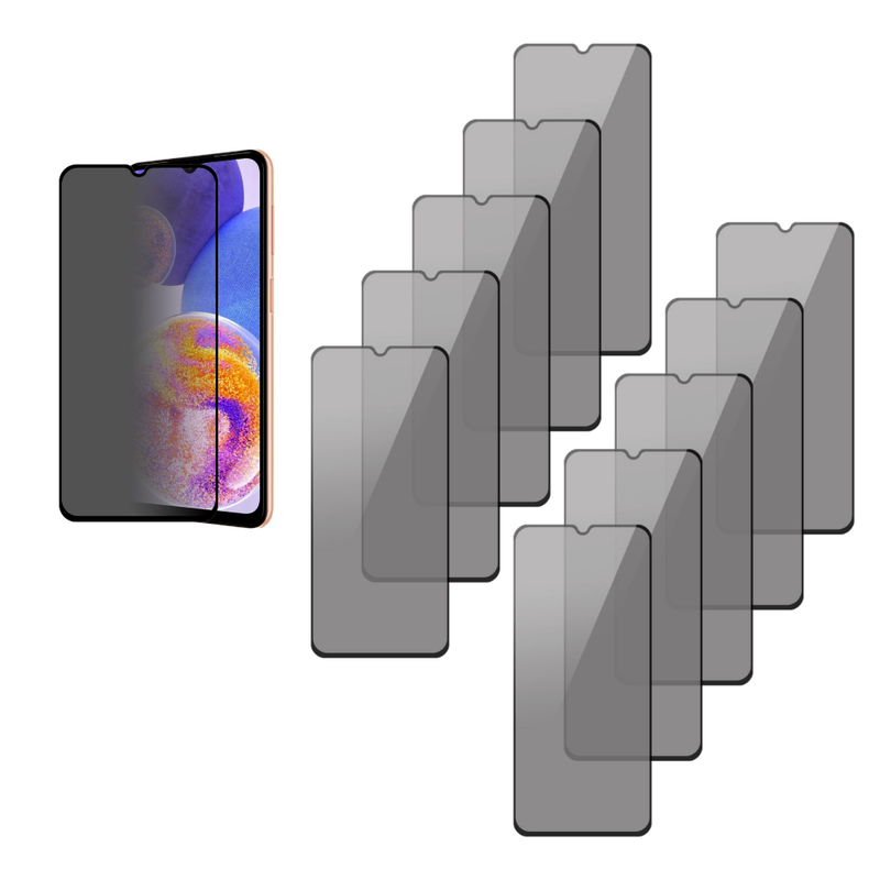 10 stk Beskyttelsesglas / Skærmbeskyttelse / Privacy Glas til Samsung Galaxy A23