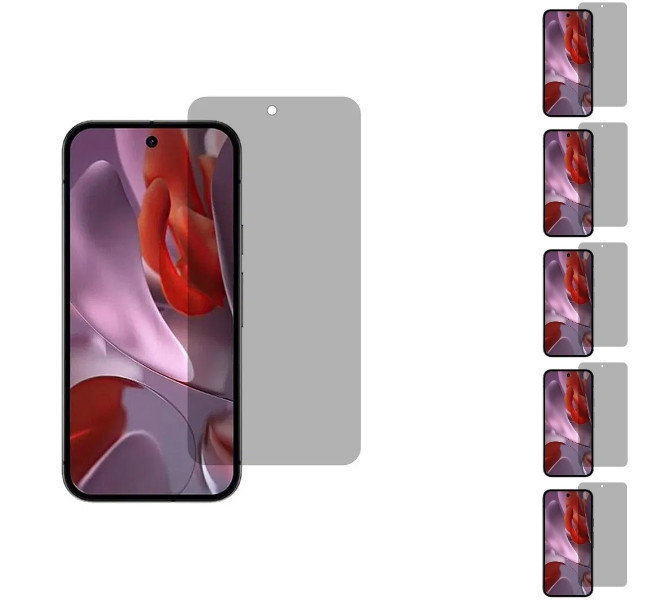 5 stk. Google Pixel 9a Beskyttelsesglas med Privacy Filter