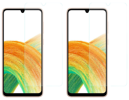 2x Skærmbeskyttelse / Hærdet Beskyttelsesglas til Samsung Galaxy A33 5G