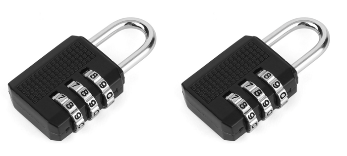 2x 3 Cifret Kode Lås