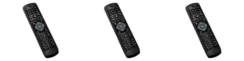 3x Universal Fjernbetjening til Philips TV