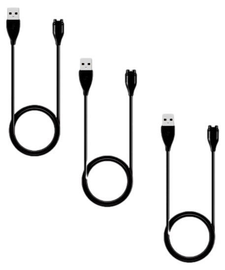 3 Stk. Oplader Kabel til Garmin Venu 2S (40mm)