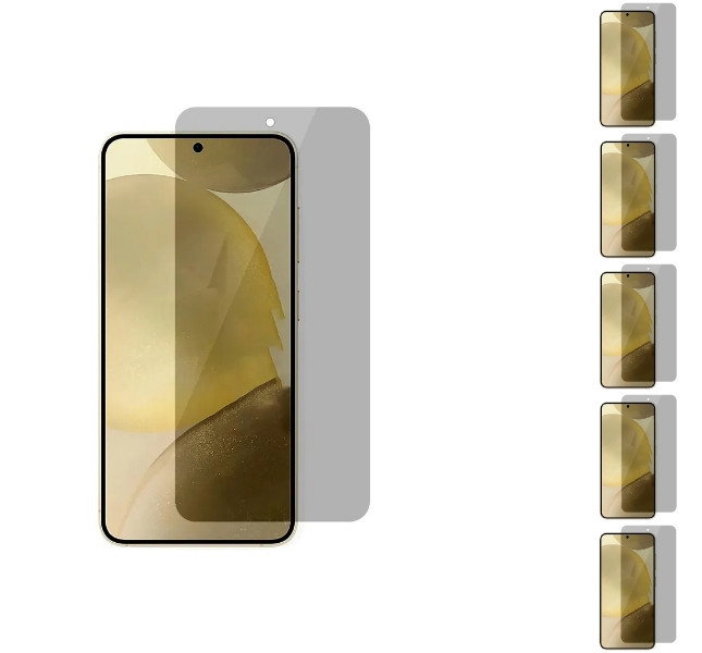 5 stk. Samsung Galaxy S25 Beskyttelsesglas / Skærmbeskyttelse / Privacy Glas
