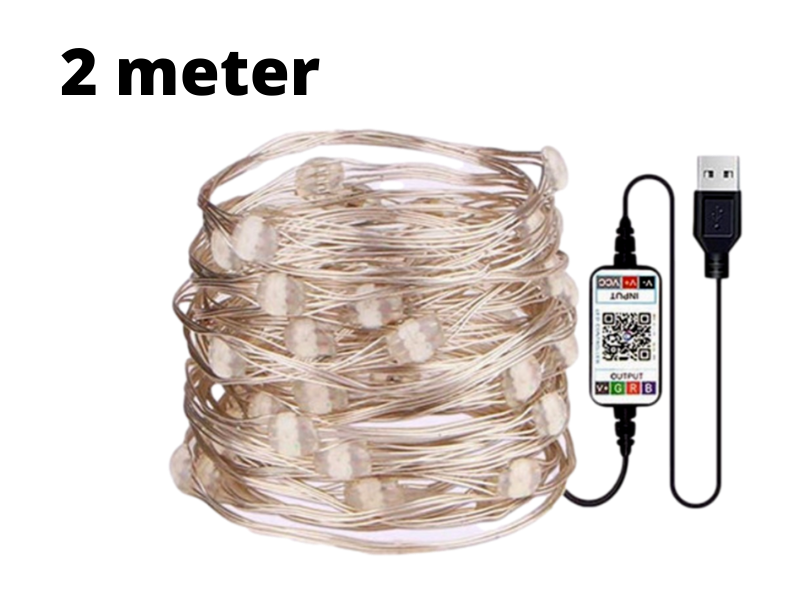 LED Lyskæde med App - 2 & 20 Meter