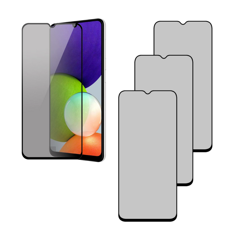 3 stk Skærmbeskyttelse / Privacy Glas til Samsung Galaxy A22 4G